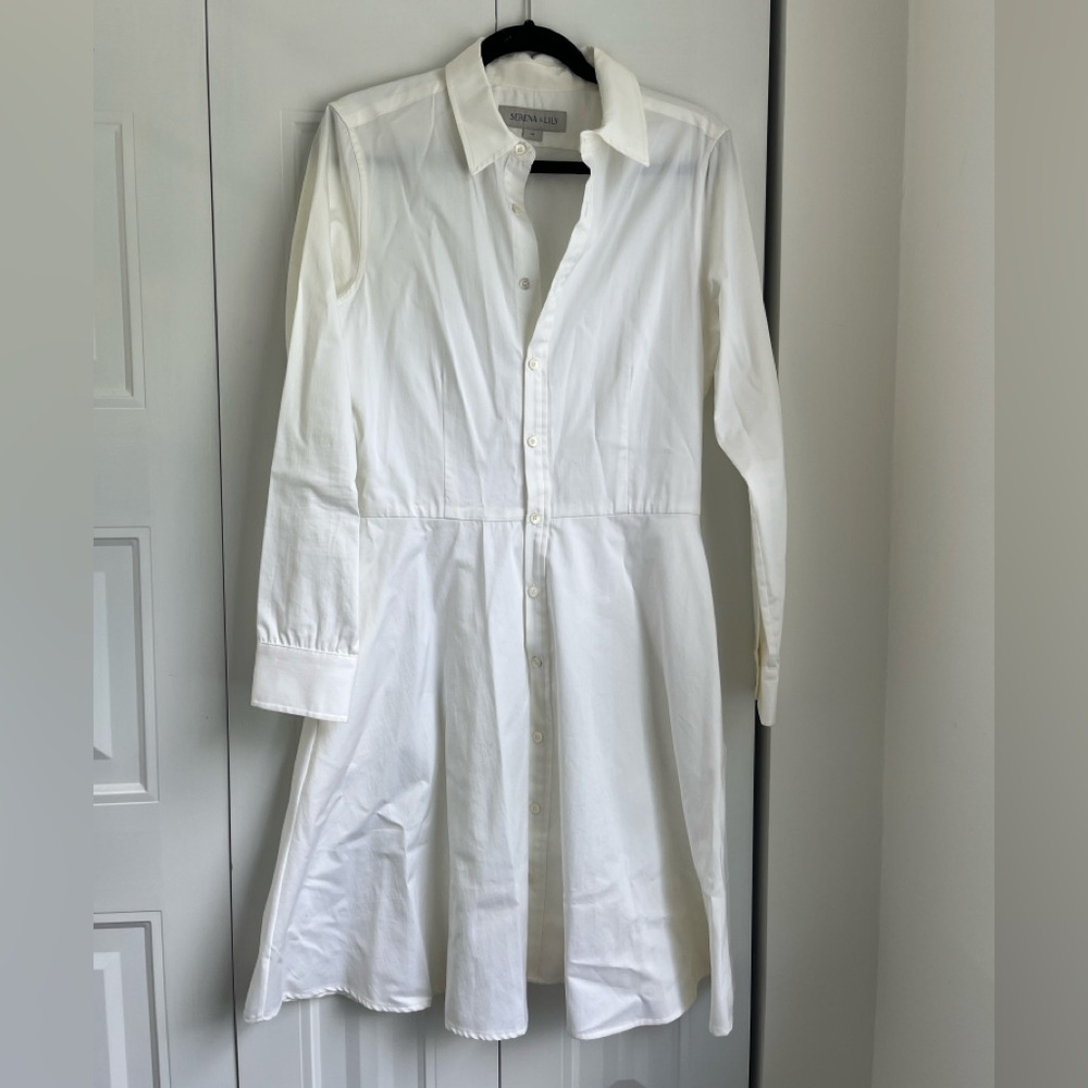 Serena & Lily White Shirtdress
